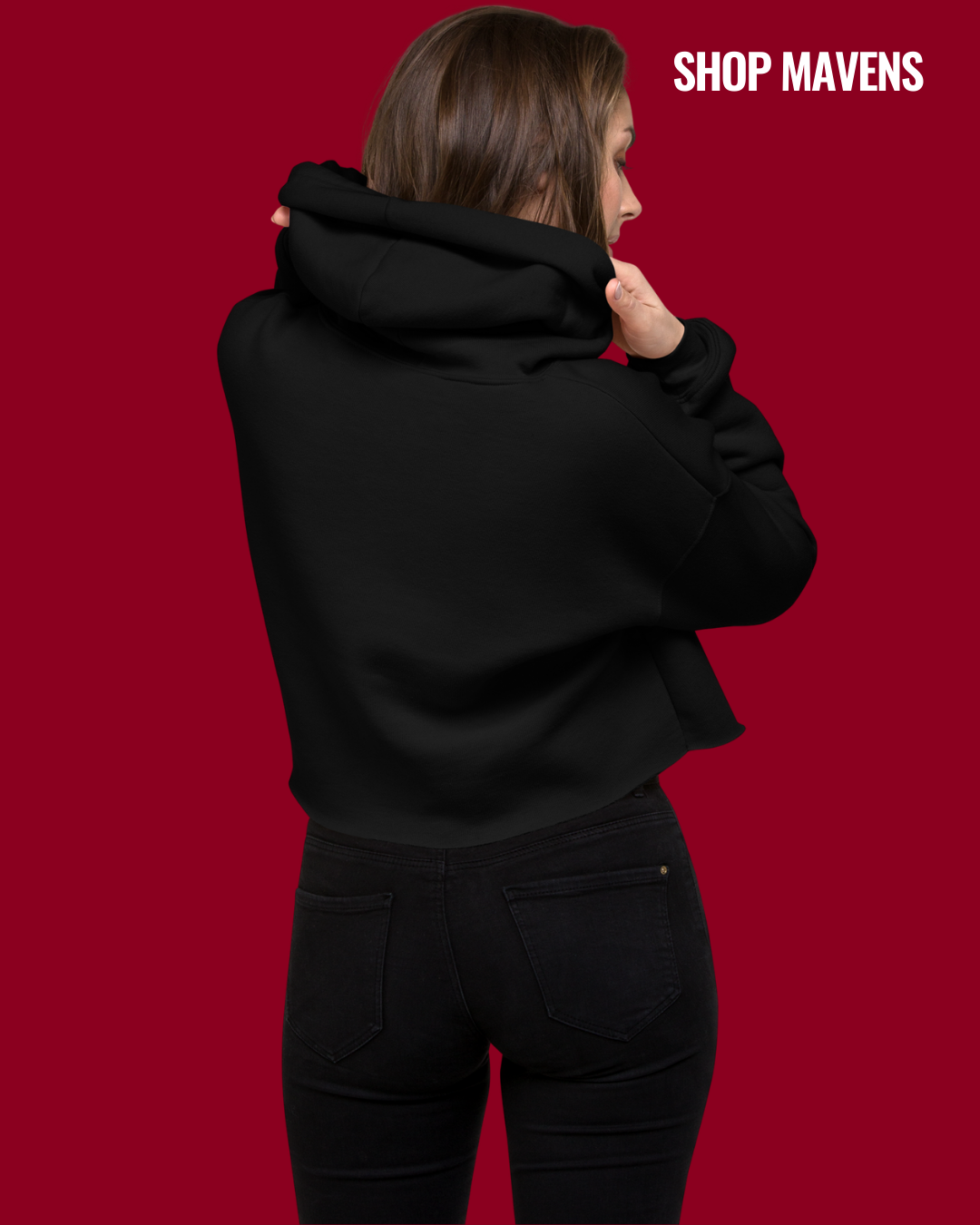 Petrify Cropped Hoodie